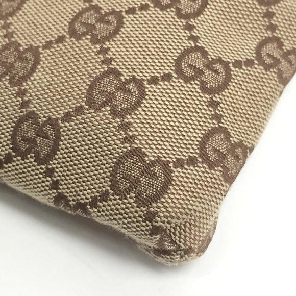 GUCCI 28566 Sherry GG Canvas Body Bag Waist Pouch Pattern Men Women ITC3HXU348UQ - Picture 6 of 10